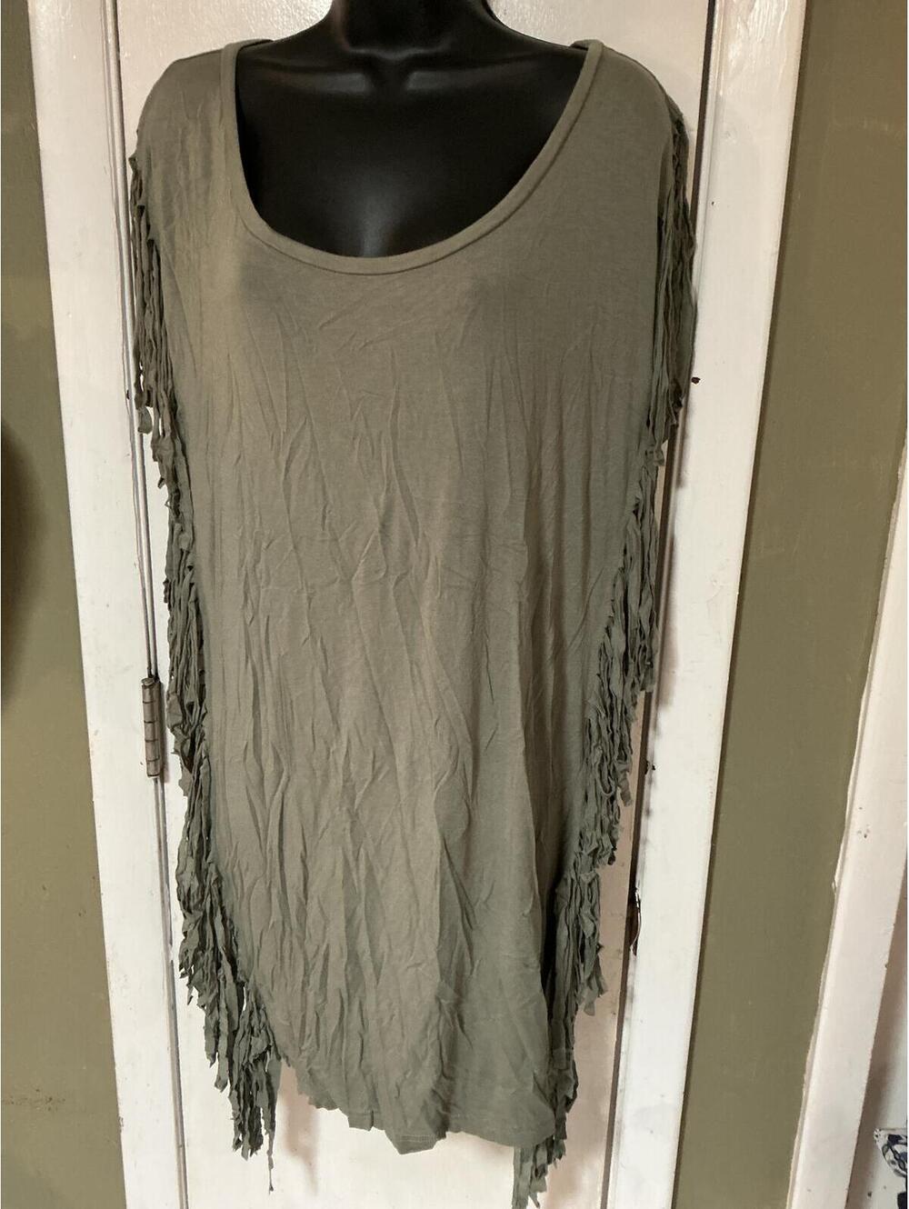 Lascana fringe T-shirt dress M